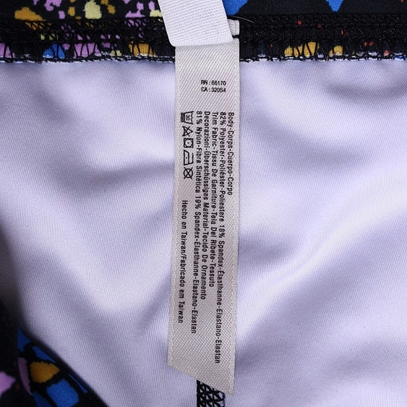 FREE PEOPLE MOVEMENT Liza Illusion Quick Dry High Rise Work out Leggings, Medium - Picture 9 of 9